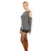 Grobstrick Pullover mit Cut-Out
